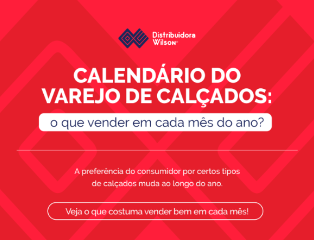 Calendario do Varejo de Calçados